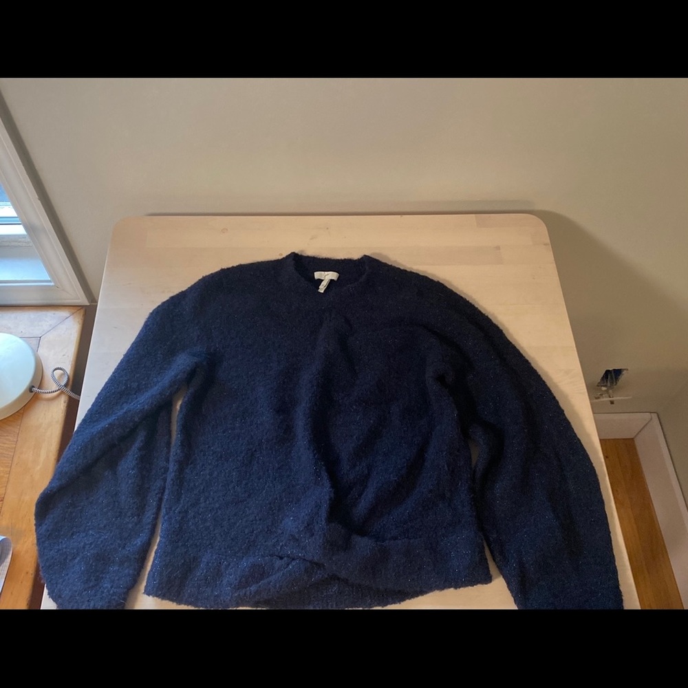 Joie Sparkly Blue Sweater, great condition, women’s size XS